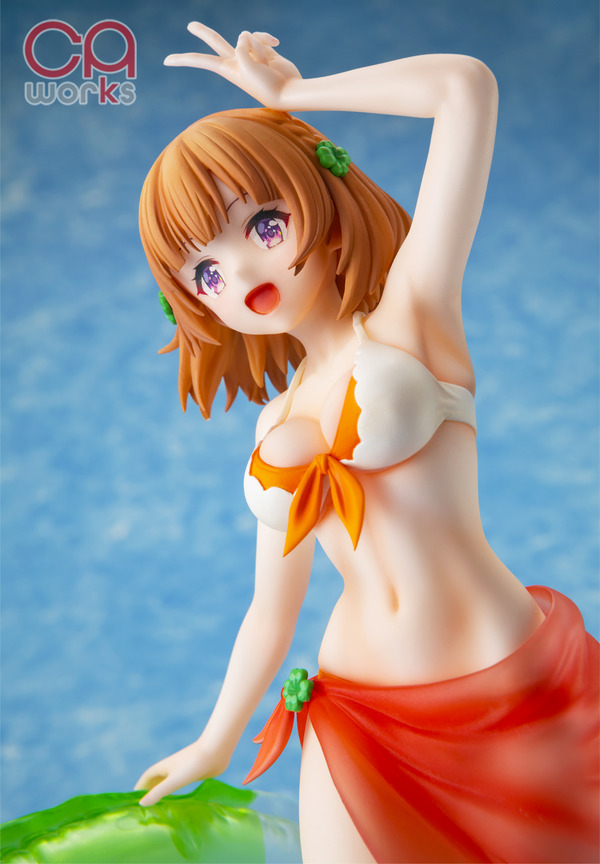 CAworks 『幼なじみが絶対に負けないラブコメ』志田黒羽 水着ver. 1/7スケールフィギュア（C）2021 二丸修一/KADOKAWA/おさまけ製作委員会