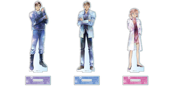 『名探偵コナン』「アクリルペンスタンド　PALE TONE series」新ラインナップ　各1,980円（税込）（C）青山剛昌／小学館・読売テレビ・TMS 1996