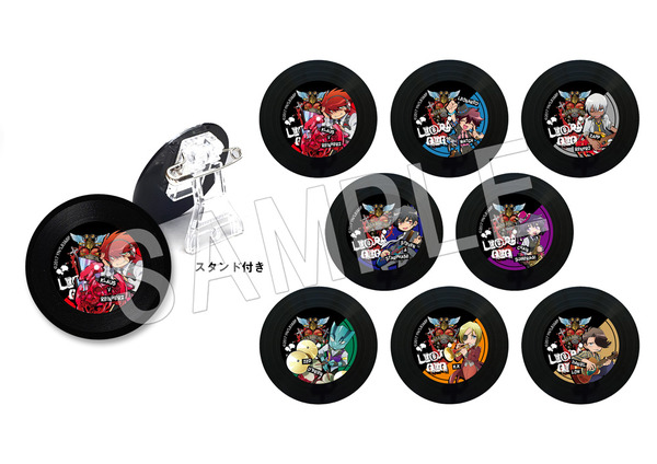 「血界戦線 ＆ BEYOND × Chugai Grace Cafe【LIBRA・GIG】」血界戦線 ＆ BEYOND　トレーディングレコードスタンドバッジ（全8種）(C)2017 内藤泰弘／集英社・血界戦線 & BEYOND製作委員会