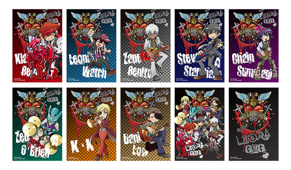 「血界戦線 ＆ BEYOND × Chugai Grace Cafe【LIBRA・GIG】」グッズご購入特典 ランダムポストカード(C)2017 内藤泰弘／集英社・血界戦線 & BEYOND製作委員会
