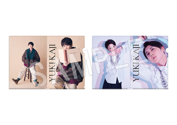 「YUKI KAJI × Chugai Grace Cafe ~2021 Xmas party~」梶 裕貴　クリアファイル（全2種）（C）VIMS
