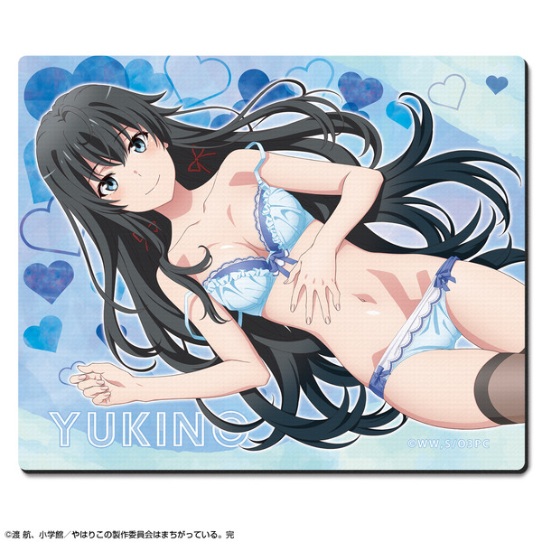 「やはり俺の青春ラブコメはまちがっている。完 ラバーマウスパッド」1200円（C）渡 航、小学館／やはりこの製作委員会はまちがっている。完