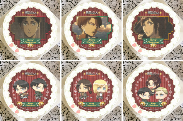 「『進撃の巨人』クリスマスケーキ2021」（C）諫山創・講談社／「進撃の巨人」The Final Season 製作委員会