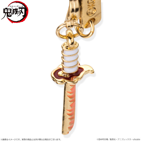 「鬼滅の刃 日輪刀チャーム-弐-／煉獄杏寿郎」3,300円（税込）（C）吾峠呼世晴／集英社・アニプレックス・ufotable