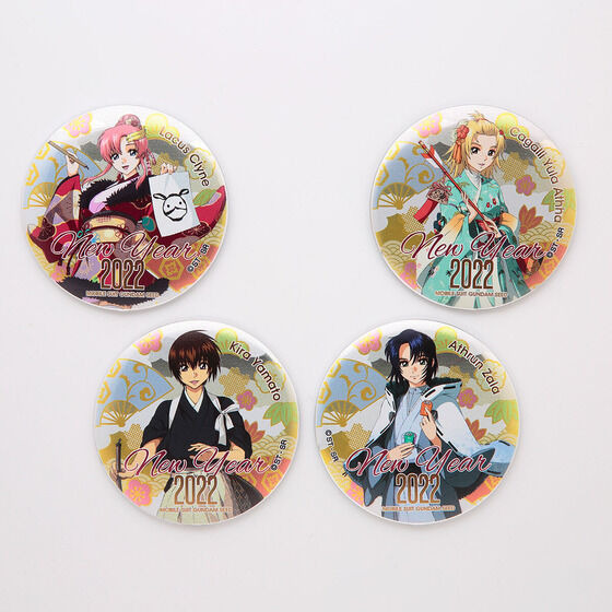 「マグネットバッジ ガンダムSEED NewYear」385円（税込）（C）創通・サンライズ