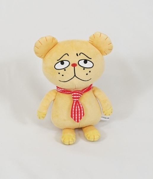 展覧会オリジナルグッズ「ダディベアぬいぐるみ」2,750円（税込）『ちはやふる展』（Ｃ）末次由紀／講談社