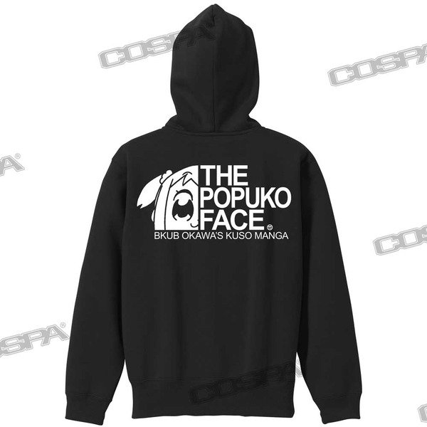 「POPUKO FACE ジップパーカー」6,600円（税込）（C）大川ぶくぶ／竹書房