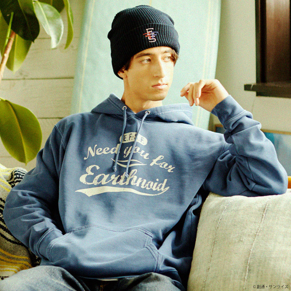 「STRICT-G.Fab『機動戦士ガンダム』 ニットキャップ」E.F.FORCE柄（ネイビー）5,060円（税込）（C）創通・サンライズ