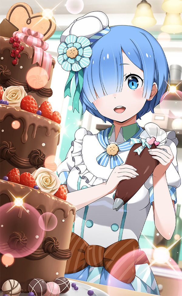 『Re:ゼロから始める異世界生活 Lost in Memories』「【愛情たっぷりケーキ】レム★3」（C）長月達平・株式会社KADOKAWA刊／Re:ゼロから始める異世界生活2製作委員会（C）SEGA