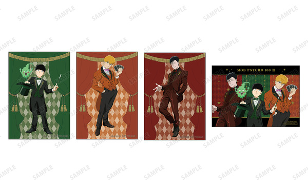 購入キャンペーン限定「ブロマイド（全4種）」（C）ONE・小学館／「モブサイコ100 III」製作委員会