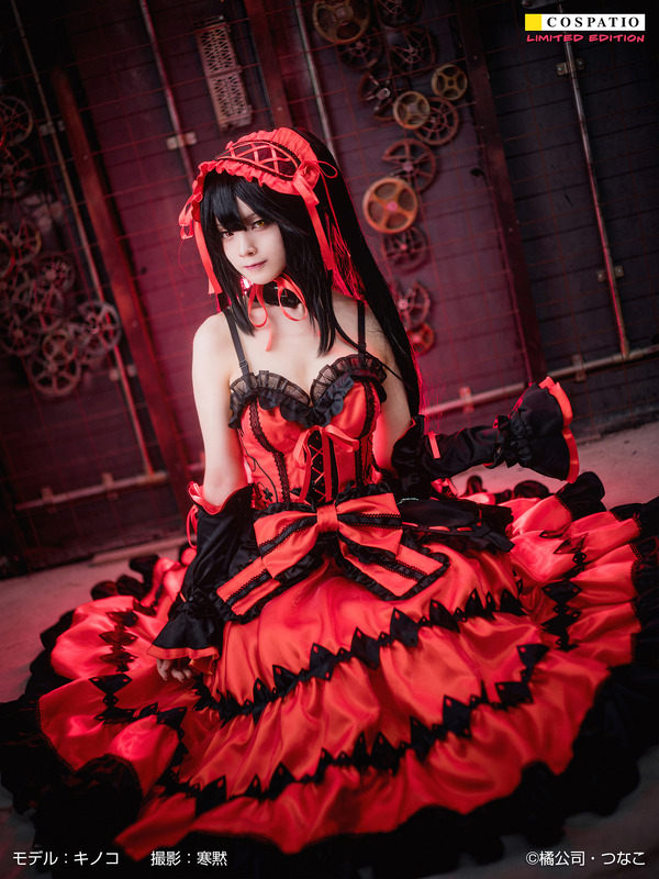 「『デート・ア・ライブ』時崎狂三 コスチュームセット モデル写真」（C）橘公司・つなこ