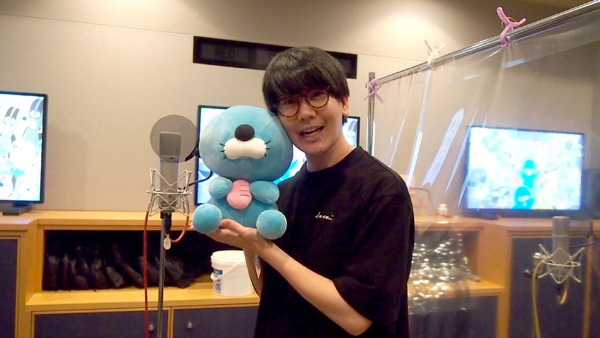 『ぼのぼの』花江夏樹アフレコ写真（C）いがらしみきお／竹書房・フジテレビ・エイケン