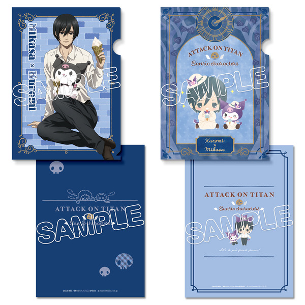 『進撃の巨人×サンリオキャラクターズ』コラボグッズ画像（C）諫山創・講談社／「進撃の巨人」The Final Season 製作委員会 （C）2022 SANRIO CO.,LTD.（L）