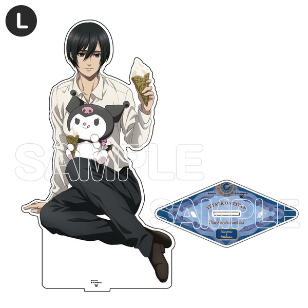 『進撃の巨人×サンリオキャラクターズ』コラボグッズ画像（C）諫山創・講談社／「進撃の巨人」The Final Season 製作委員会 （C）2022 SANRIO CO.,LTD.（L）