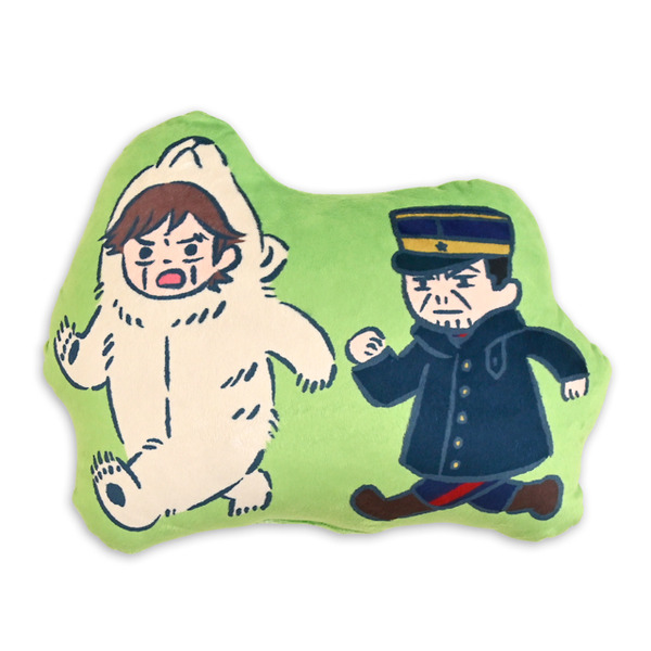 『ゴールデンカムイ』×「ビィズニィズ」コラボグッズ第2弾 ダイカットクッション(全5種)（C）野田サトル／集英社・ゴールデンカムイ製作委員会