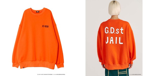 G. Ｄ st JAIL プルオーバー　各13,200円(税込)(送料・手数料別途)(C)LUCKY LAND COMMUNICATIONS/集英社・ジョジョの奇妙な冒険SO製作委員会