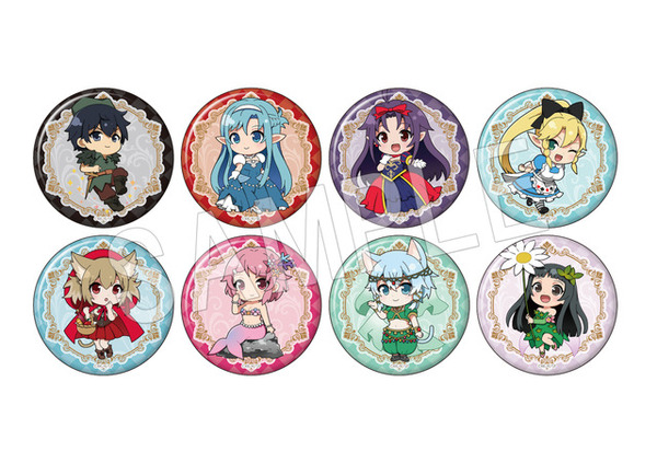 「ソードアート・オンライン　トレーディング缶バッジ おとぎばなしver.（全8種）」440円（税込）（C）2020 川原 礫/KADOKAWA/SAO-P Project