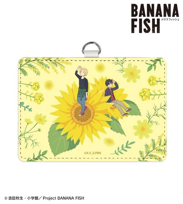 『BANANA FISH』Botania ネックストラップ付きパスケース（C）吉田秋生・小学館／Project BANANA FISH