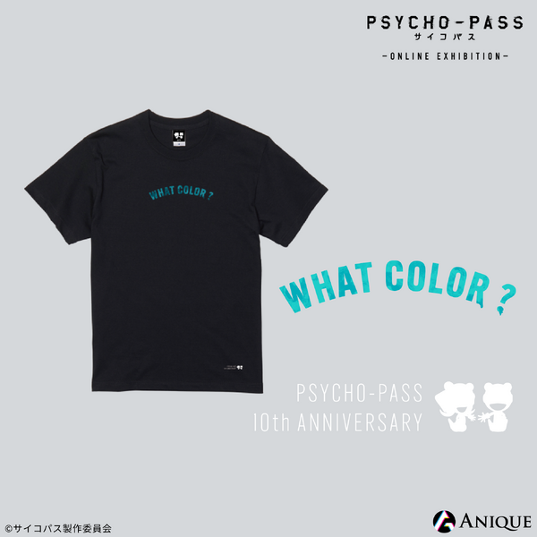 『PSYCHO-PASS サイコパス』‐ONLINE EXHIBITION‐限定グッズ「WC Tシャツ」（C）サイコパス製作委員会