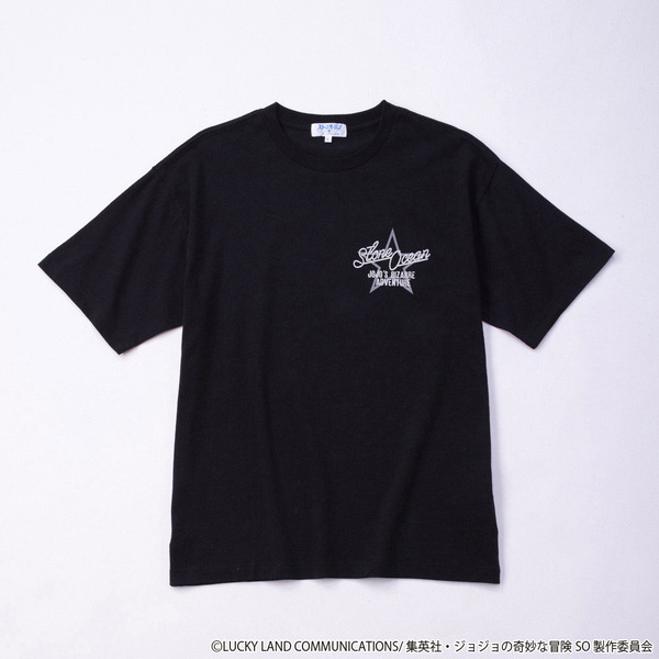 Doublefocus『ジョジョの奇妙な冒険 ストーンオーシャン』Ｔシャツ・クロ（C）LUCKY LAND COMMUNICATIONS/集英社・ジョジョの奇妙な冒険SO製作委員会