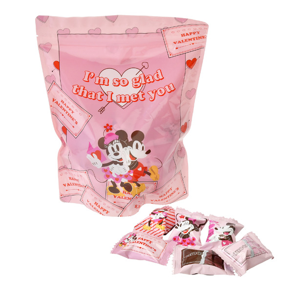 ミッキー＆ミニー クランチチョコレート アソート Valentine Pink Pop（C）Disney