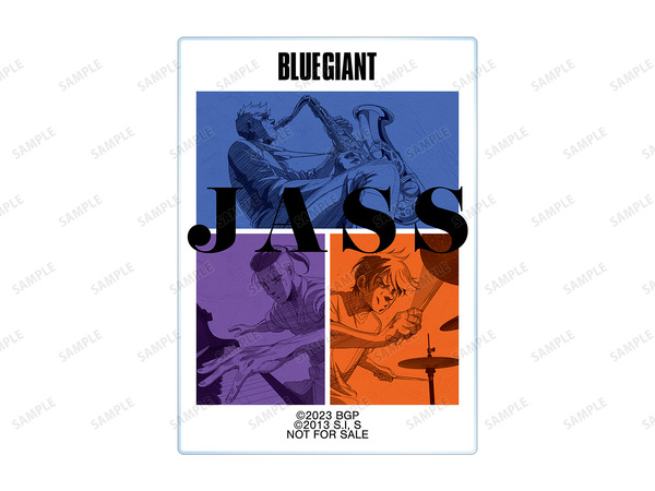 トレーディングアクリルカード／1BOX購入で「JASS アクリルカード イベント限定特典」を1点プレゼント（C）2023 映画「BLUE GIANT」製作委員会（C）2013 石塚真一/小学館