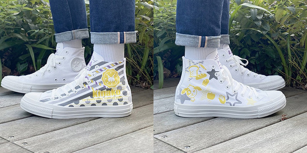 「White atelier BY CONVERSE × ラブライブ！スーパースター!! ALL STAR COLORS R HI」各13,750円（税込）（C）2022 プロジェクトラブライブ！スーパースター!!