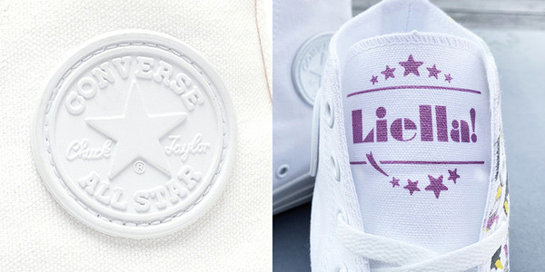 「White atelier BY CONVERSE × ラブライブ！スーパースター!! ALL STAR COLORS R HI」各13,750円（税込）（C）2022 プロジェクトラブライブ！スーパースター!!