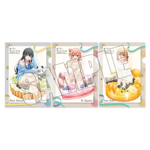 「クリアファイルセット＜ Sweets Style＞」（C）渡 航、小学館／やはりこの製作委員会はまちがっている。完