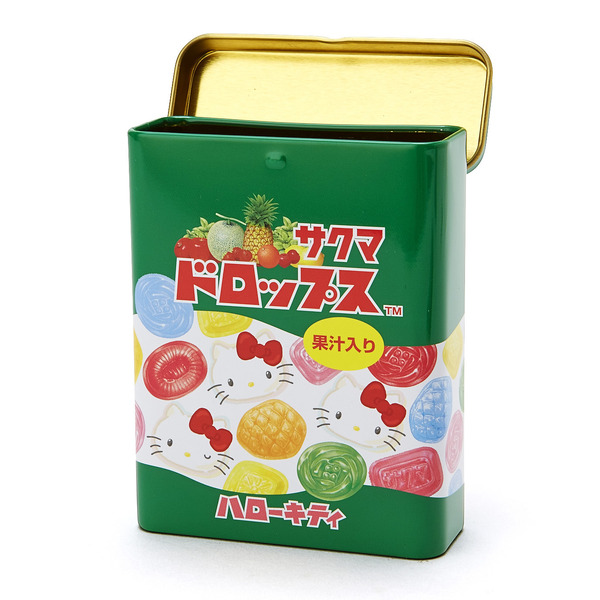 「サクマドロップス＆缶ケース」全5種が発売（C）SAKUMA （C）’23 SANRIO