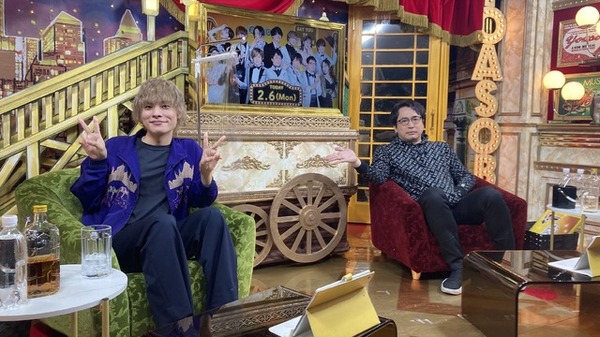 『声優と夜あそび 月【安元洋貴×岡本信彦】#35』（C）AbemaTV,Inc.