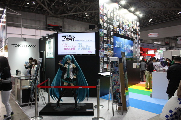 TOKYO MXブースは「SHOW BY ROCK！！」等身大シアンフィギュアがお出迎えAnimeJapan 2015