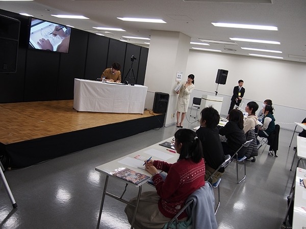 浅野恭司のクリエイター体験講座 受講者は作画監督修正を体験　AnimeJapan 2015