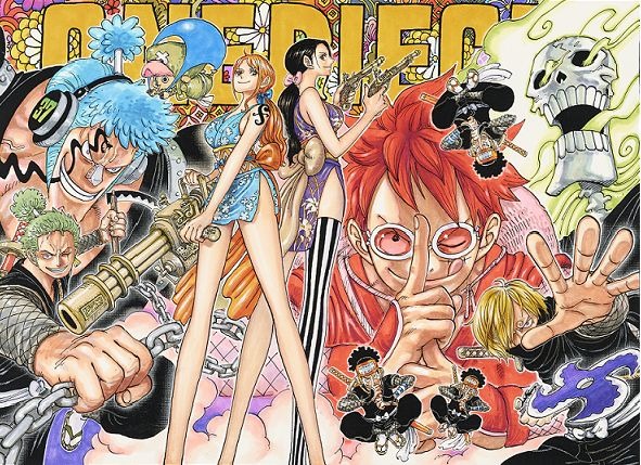 「ONE PIECE 尾田栄一郎画集 DRAGON COLOR WALK 10」（C）尾田栄一郎／集英社