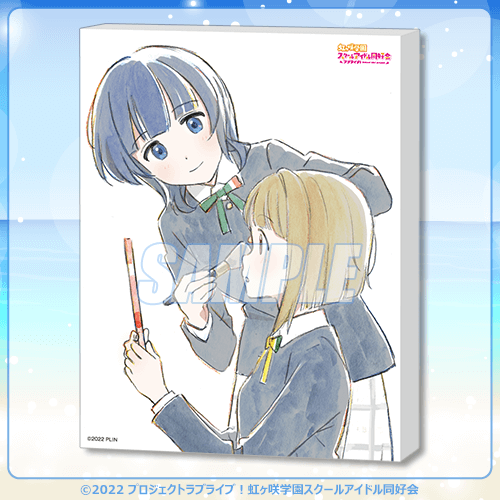 「『ラブライブ！虹ヶ咲学園スクールアイドル同好会』オンラインくじ Ver.LoveLive!Days～ニジガク～」A賞：ミニキャンバスアート（全8種）（C）2022　プロジェクトラブライブ！ 虹ヶ咲学園スクールアイドル同好会