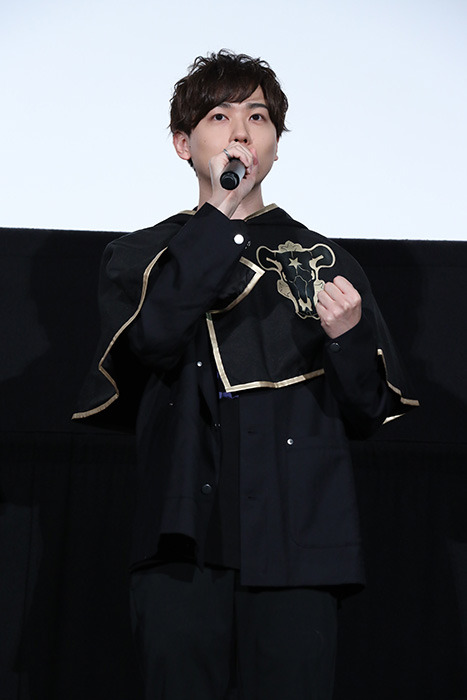 「＜黒の暴牛＞完成披露決起会」梶原岳人（C）2023「映画ブラッククローバー」製作委員会（C）田畠裕基／集英社