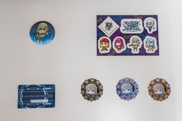 【テスカトリの射的訓練所（モルガンスタジアム）】ステッカー、ステッカーシート、【チャレンジクエスト（モルガンスタジアム）】マスターライセンスカード、ステッカー3種