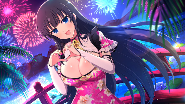 「＜閃乱覚醒後＞【UR斑鳩(チャイナウェイトレス)】」（C）Marvelous Inc.（C）HONEY PARADE GAMES Inc.