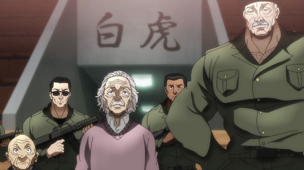 『範馬刃牙 2期』第15話「自然力VS武力」先行場面カット（C）板垣恵介(秋田書店)／範馬刃牙製作委員会