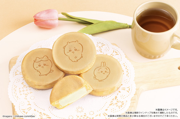 「ちいかわ まんまる焼き～なんかおいしくてもちもちしたやつ～（ミルク味）」230円（税込）（C）nagano / chiikawa committee