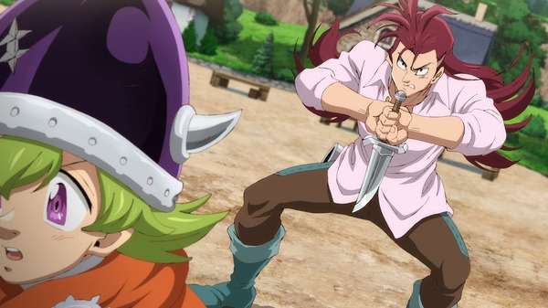 『七つの大罪 黙示録の四騎士』第3話「黙示録の四騎士」先行場面カット（C）鈴木央・講談社／「七つの大罪 黙示録の四騎士」製作委員会