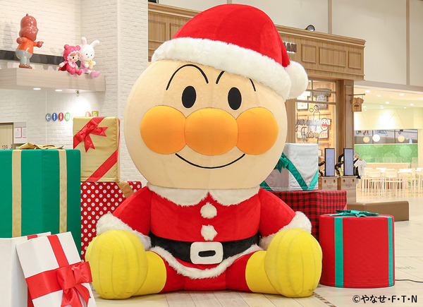 「横浜アンパンマンこどもミュージアム」クリスマス限定フォトブース（C）やなせたかし／フレーベル館・TMS・NTV