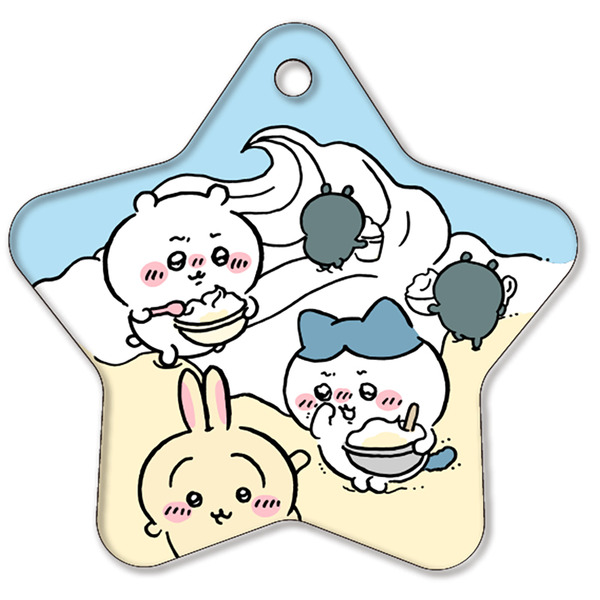 『ちいかわ』アクリルキーホルダー カプセルトイ ダブルクリーム（C）nagano / chiikawa committee
