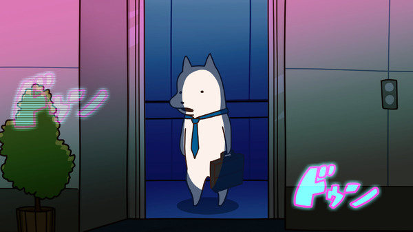 『貼りまわれ！こいぬ』第1話「こいぬとエレベーター」「こいぬと空腹」先行場面カット（C）うかうか（秋田書店）／貼りまわれ製作委員会