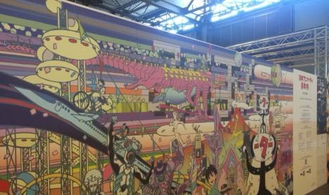 「日本アニメ（ーター）見本市」JAPAN EXPOでの展示の様子