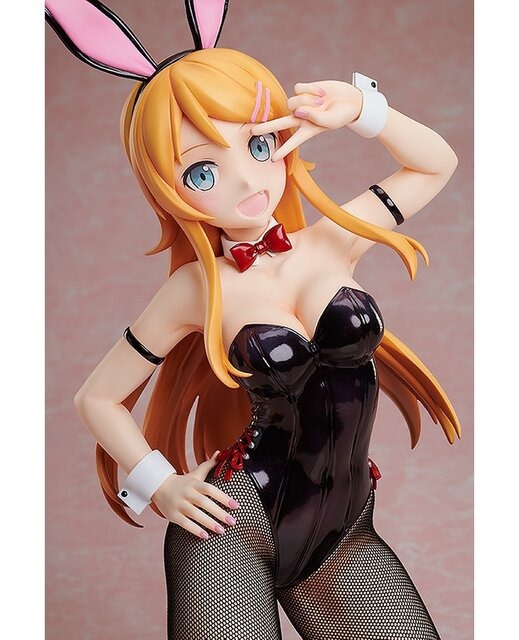 布製の“網タイツ”から透けるお尻の質感…俺妹「高坂桐乃」がバニー姿の1/4スケールで立体化！今後「黒猫 バニーVer.」も案内予定