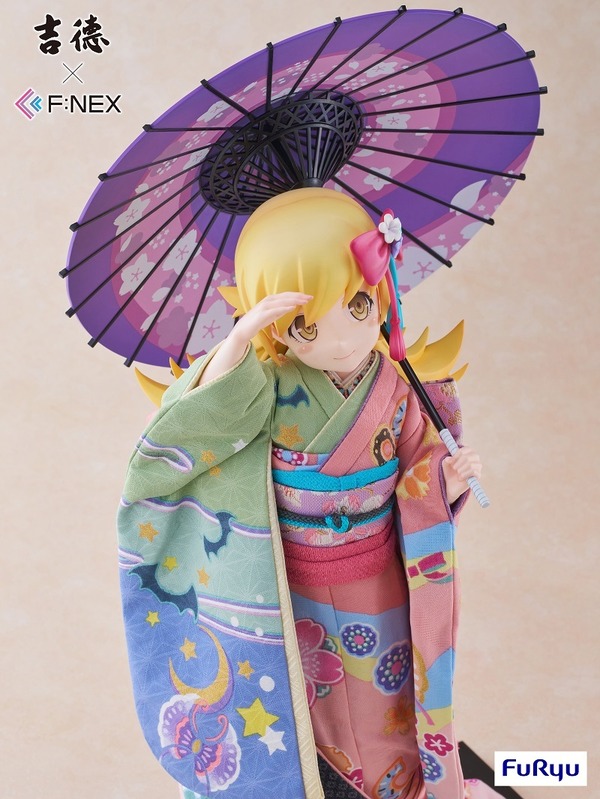 「吉徳×F:NEX 忍野忍 -日本人形- 1/4スケールフィギュア」187,000円（税込）（C）西尾維新／講談社・アニプレックス・シャフト