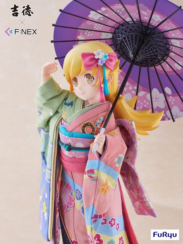 「吉徳×F:NEX 忍野忍 -日本人形- 1/4スケールフィギュア」187,000円（税込）（C）西尾維新／講談社・アニプレックス・シャフト