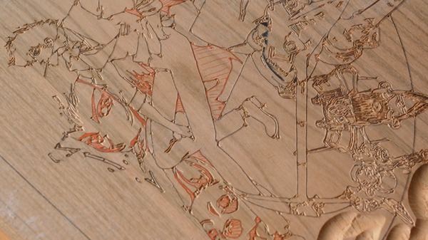 『カウボーイビバップ』「カウボーイビバップ 浮世絵木版画」60,000円（税別／送料別）（C）SUNRISE