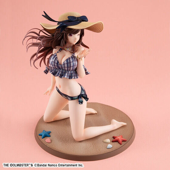 大胆ボディに可愛いチェック柄の水着が惹かれる…！『シャニマス』より「月岡恋鐘」がゲーム内イラストをモチーフに立体化